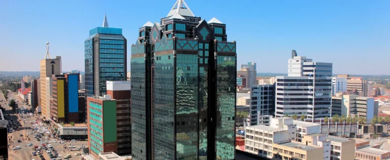 pr-aerial-view-of-the-main-street-of-harare-in-zimbabwe